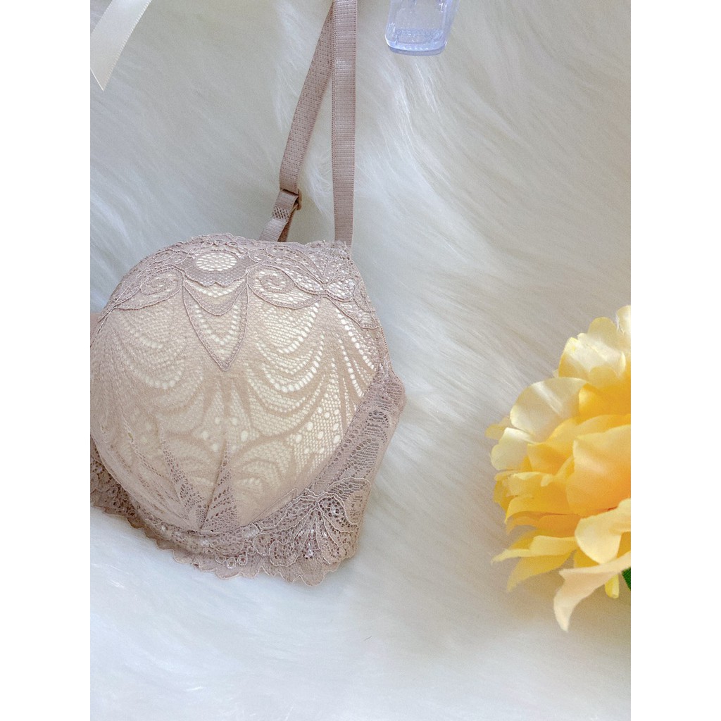 [SIZE B][MÚT VỪA CÓ GỌNG MÚT ] Áo ngực nữ dạng ren quyến rũ - áo lót nâng ngực phối ren  siêu quyến rũ - Kellywang