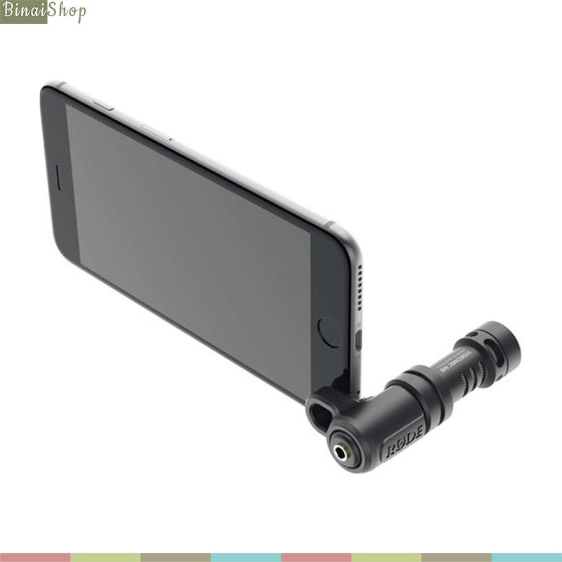 Rode Videomic ME - Micro Cho Điện Thoại Smartphone Giắc Cắm TRRS, Cổng Kiểm Âm Trực Tiếp, Hướng Thu Cardioid Lọc Tạp Âm