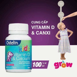 OSTELIN BỔ SUNG CANXI & VITAMIN D3 CHO BÉ