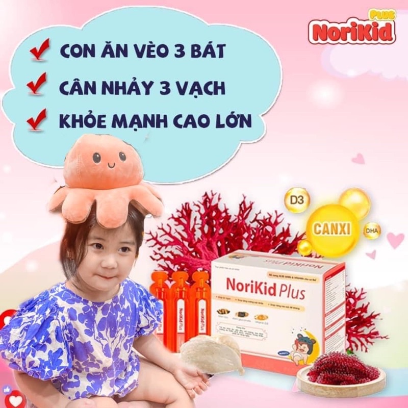 [COMBO 3 HỘP ] Sirô Ăn Ngon Norikid Plus Nhật Bản giúp bé ăn ngon hỗ trợ tiêu hóa và tăng cường đề kháng