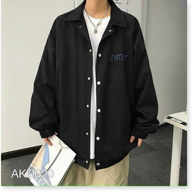 ÁO KHOÁC DÙ NAM CỔ SƠ MI NÚT BẤM PHONG CÁCH HIỆN ĐẠI CỰC NGẦU