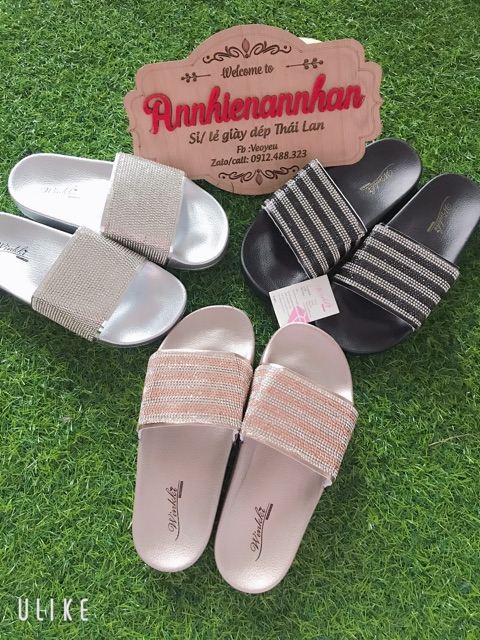 Dép lê quai đính đá hothit Thái Lan