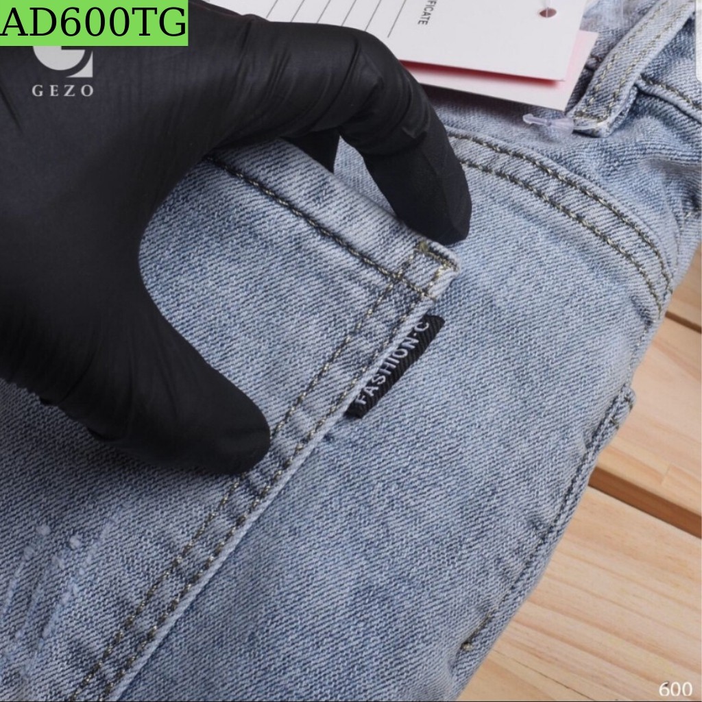 Quần Jean Nam Chất Bò AD600TG Xanh Rách Xước Trẻ Trung Cá Tính Mẫu Mới | BigBuy360 - bigbuy360.vn