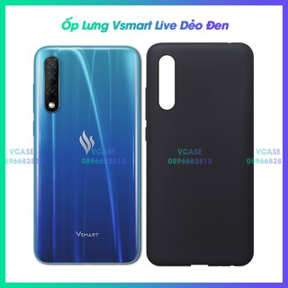 Ốp Silicone Dẻo Đen Dành Cho Vsmart Live / Bee 3 / Star 4