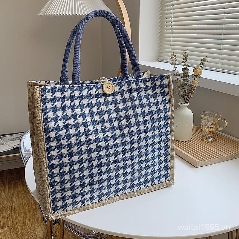 Túi xách vải canvas cỡ lớn trẻ trung hợp thời trang 2021 cho bạn nữ
