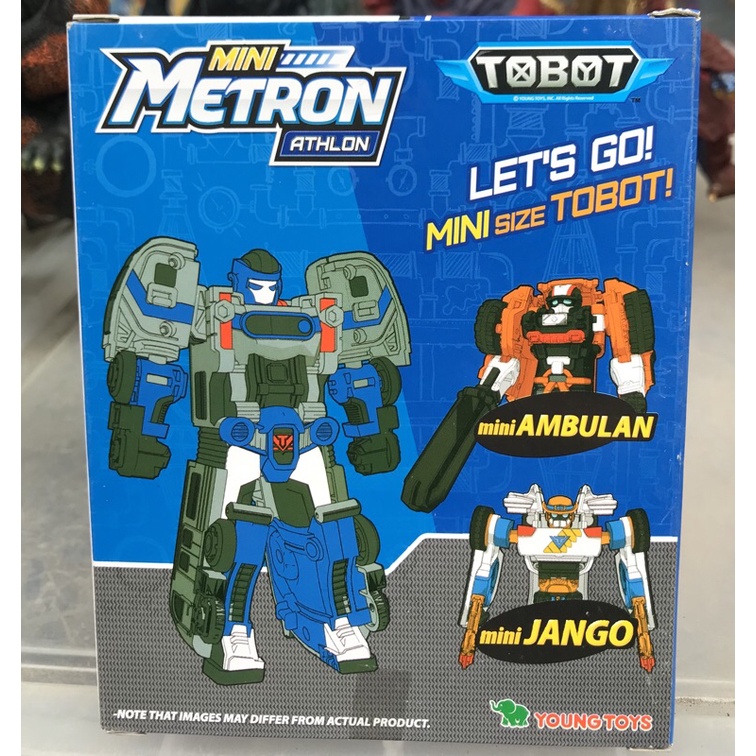 Đồ chơi Robot Biến hình Tobot Chính Hãng Young Toys - MINI METRON ATHLON 8801198010817