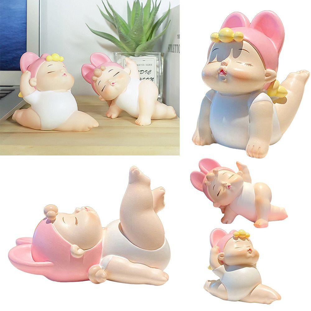 Mô Hình Chú Heo Tập Yoga Trang Trí Sân Vườn