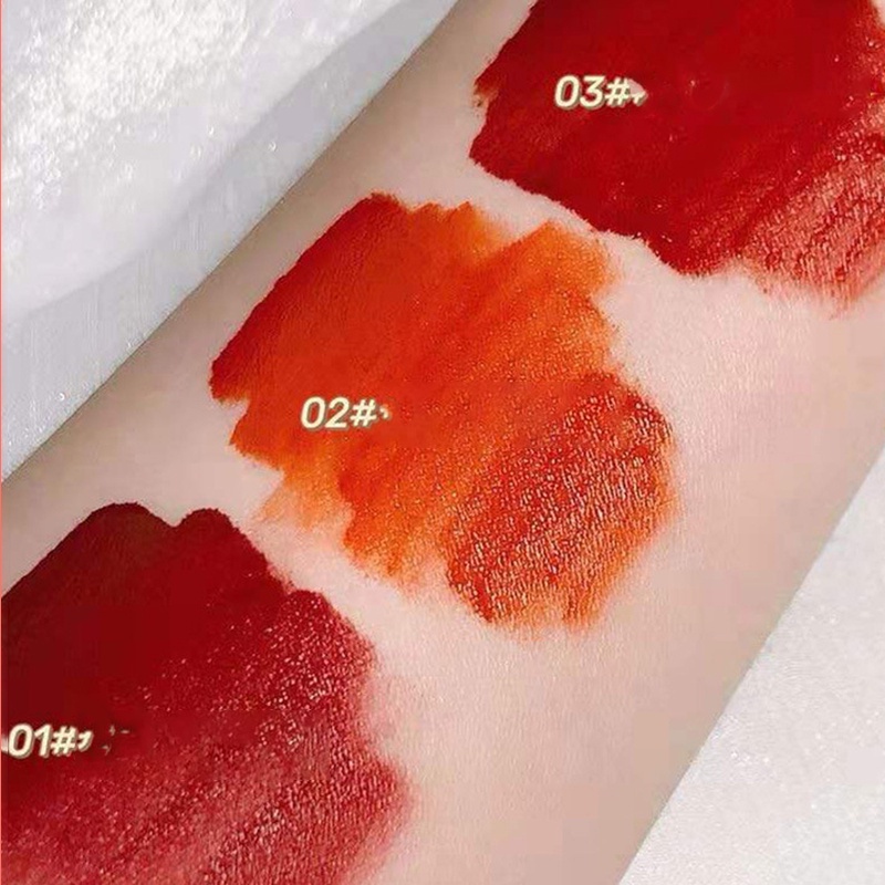 Bộ 3 Son Kem Màu Nhung Lì Dưỡng Ẩm Không Dính Cốc