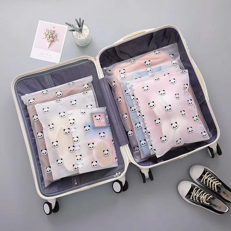 Frosted zipper bag underwear clothing packaging plastic ziplock bag
