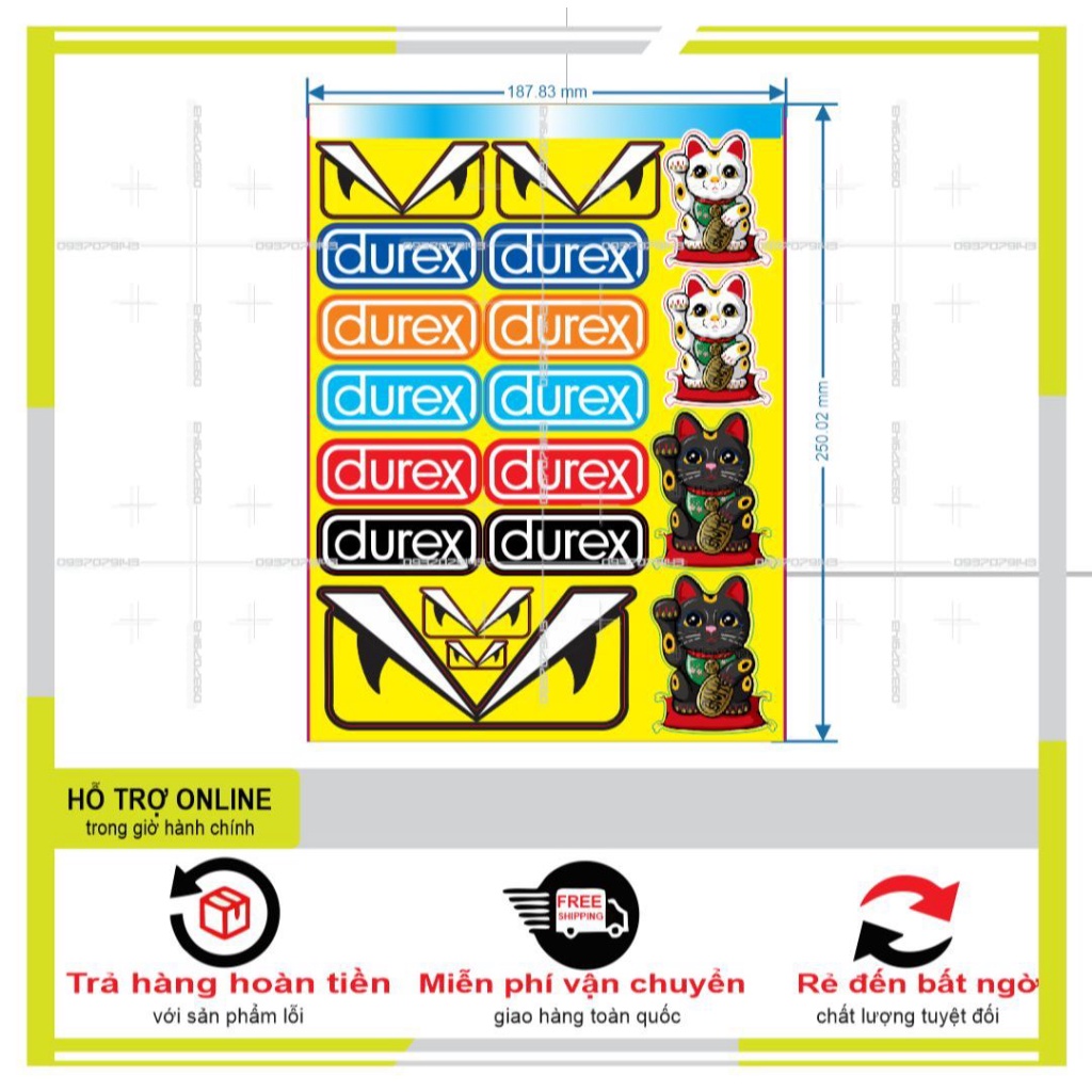 LOGO STICKER DÁN XE MÁY M36 - SHINDECAL2