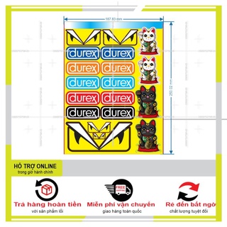 SHINDECAL- LOGO STICKER DÁN XE MÁY M36