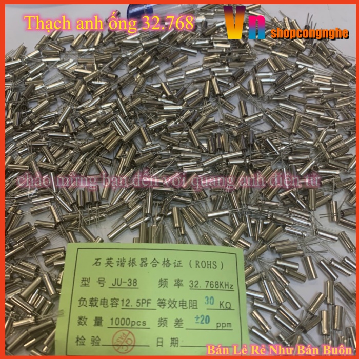 Combo 10 con thạch anh ống 32.768