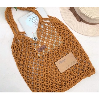 Túi lưới Macrame đi biển