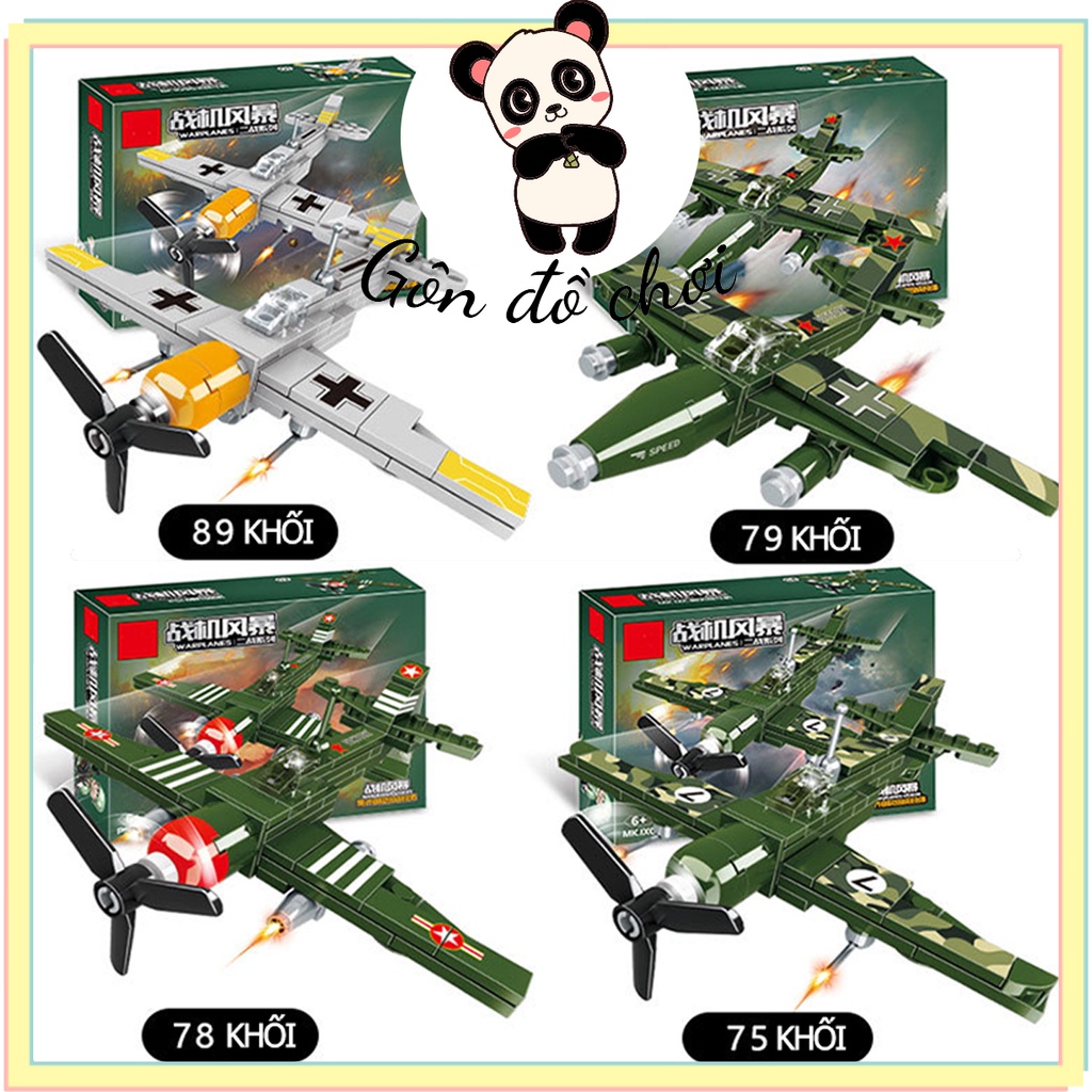 Lego Xếp Hình Cho Bé Trí Tuệ Đồ Chơi Siêu Máy Bay Chiến đấu Siêu Cấp 654 Chi Tiết 8 Trong 1 Gôn đồ chơi