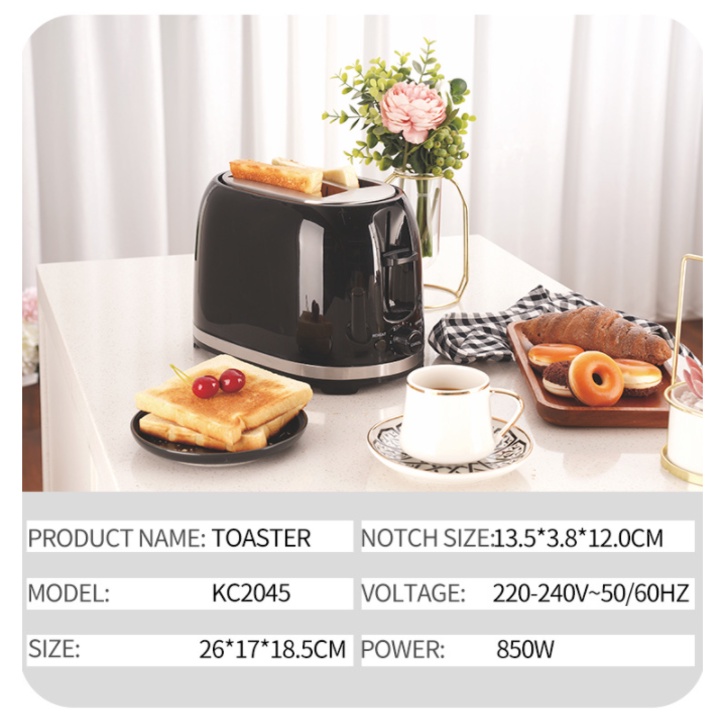 Máy nướng bánh mì sandwich nhãn hiệu DSP KC2045 Công suất: 850W - HÀNG CHÍNH HÃNG BẢO HÀNH 12 THÁNG