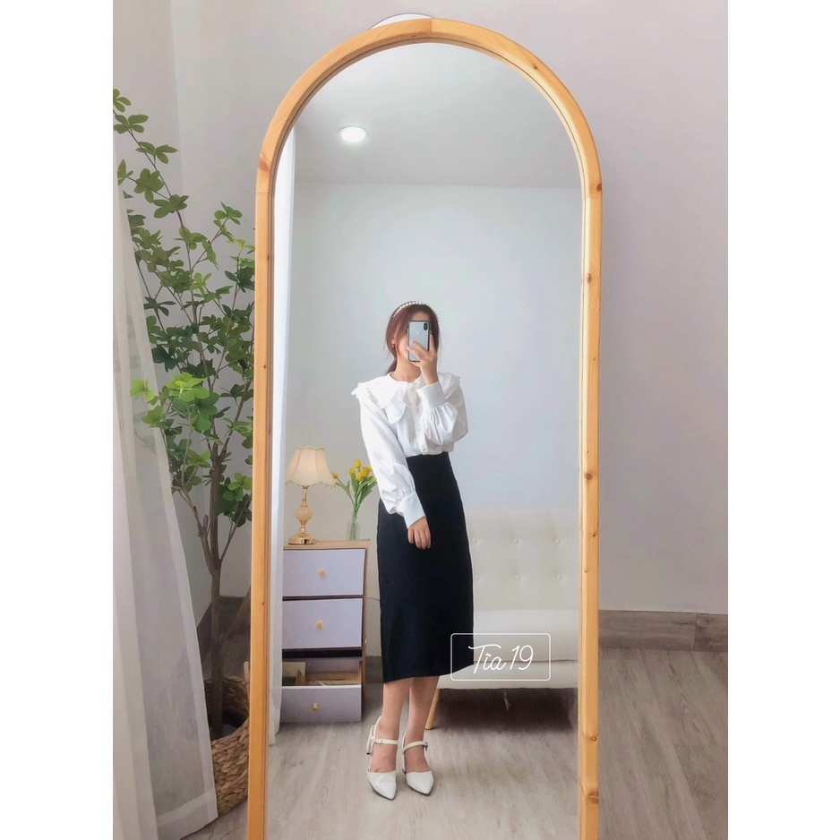 Chân váy dáng dài lưng cao Tia19. Chân váy dáng dài.