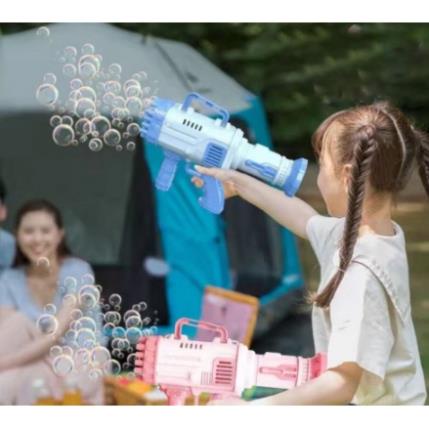 Súng bắn bong bóng, súng phun bong bóng 32 nòng có đèn siêu hot