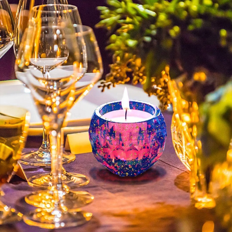 Khuôn Silicon Làm Giá Đỡ Chậu Hoa / Nến Xi Măng Diy