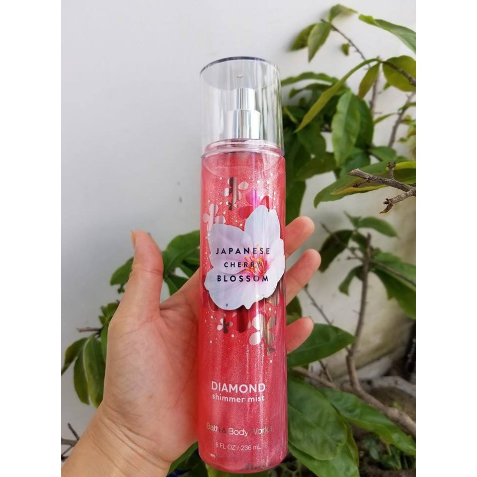 BBW® Xịt thơm Có Nhũ Bath and Body Works - Japanese Cherry Blossom (10ml/30ml/50ml/100ml) 🍋🥥🍒🍑 | BigBuy360 - bigbuy360.vn