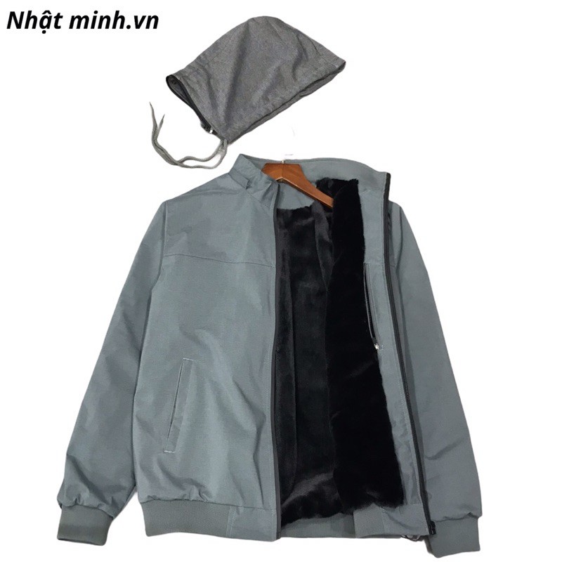 Áo khoác nam lót lông chống nước bigsize 50-110kg