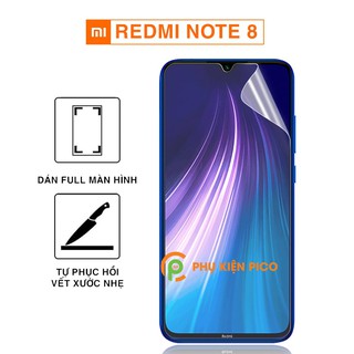 Dán màn hình Redmi Note 8 full màn dẻo trong suốt PPF tự phục hồi vết xước - Dán màn hình Xiaomi Redmi Note 9 Pro