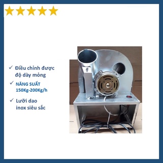 Máy thái hành củ, thái tỏi, sả chạy điện 220v tặng 3 lưỡi dự phòng
