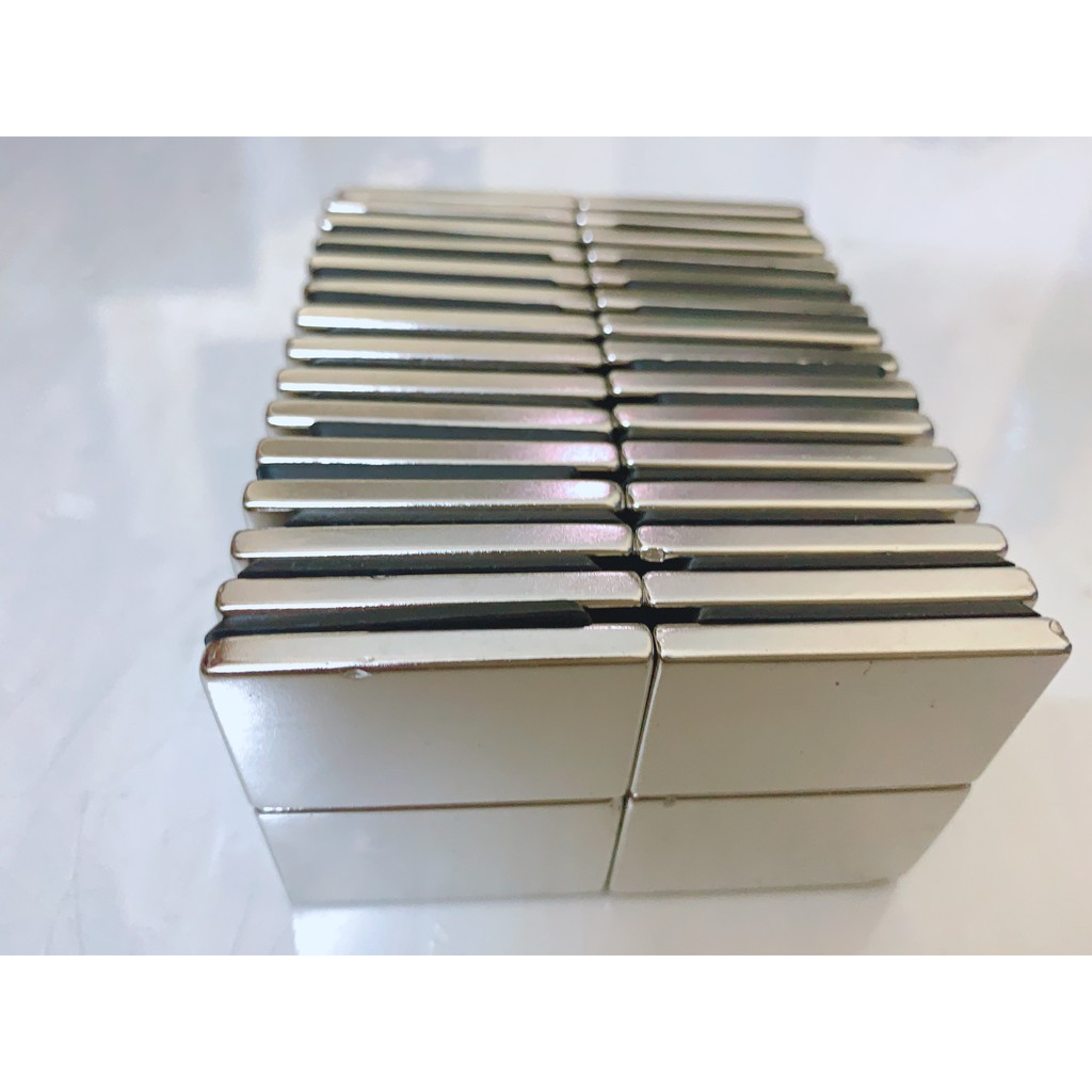 Nam châm , nam châm chữ nhật 40x20x5mm , nam châm siêu mạnh