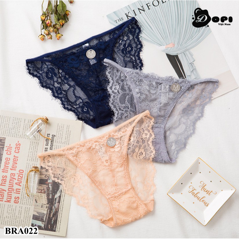 (BRA022) Quần lót ren quần chíp nữ đồ lót cao cấp gợi cảm sexy