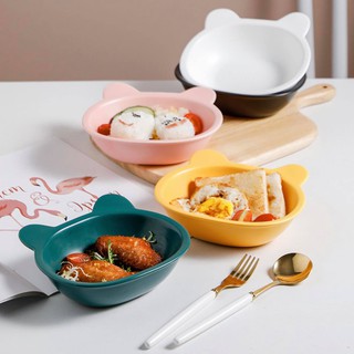 Chén gốm sứ hình gấu dễ thương cho bé