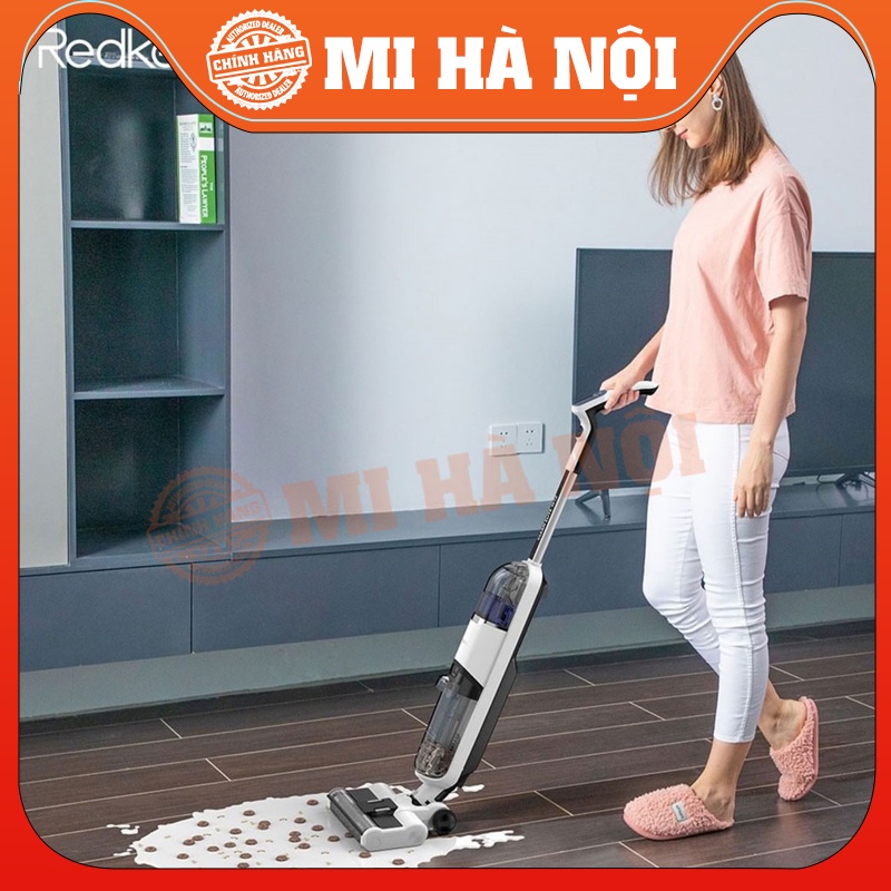 Máy hút bụi khô và ướt 3 Trong 1 REDKEY W12 Tự động giặt giẻ BẢN QUỐC TẾ