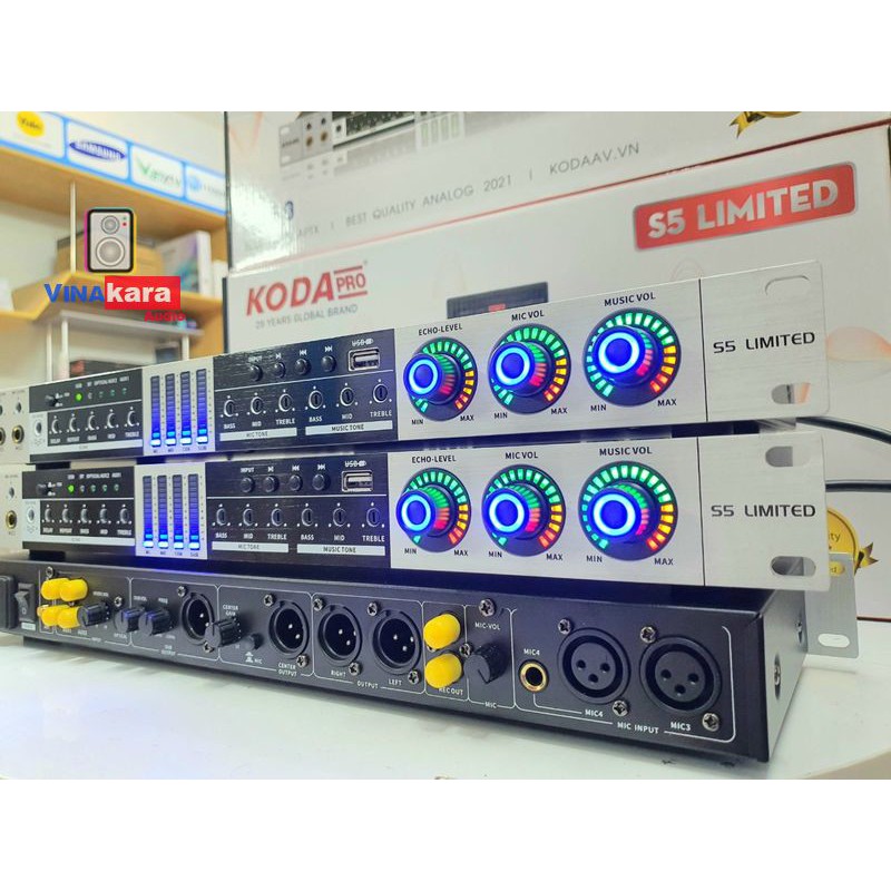 VANG KODA S5 LIMITED CÓ REVERB CAO CẤP (NEW 2021), BLUETOOTH, VANG CƠ CHẤT  LƯỢNG + Tặng kèm dây kết nối cao cấp canon chính hãng 2,690,000đ