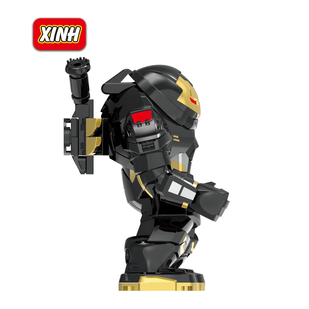 BIGFIG Nhân Vật Black Gold Hulkbuster X1160 Mẫu Mới Ra Siêu Đẹp