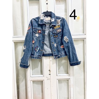 Áo khoác jean nữ size M
