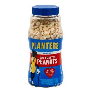 Đậu phộng rang Planters Unsalted - không muối (453g)