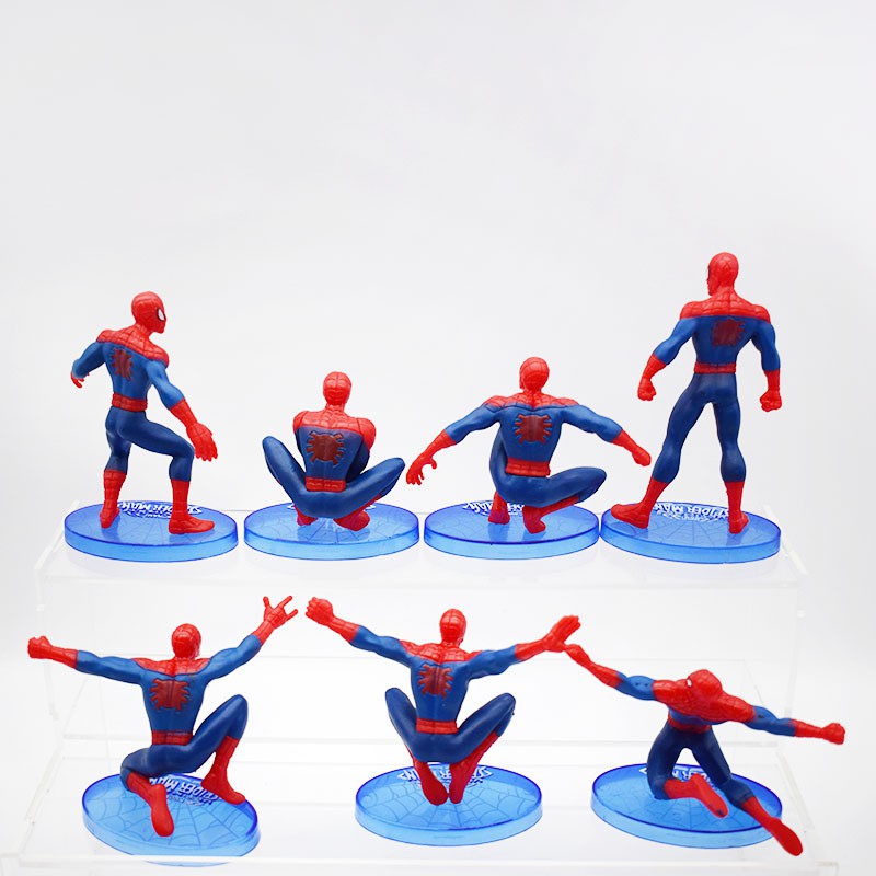 Bộ 7 nhân vật người nhện Spiderman siêu độc hàng chuẩn đẹp Youngcityshop