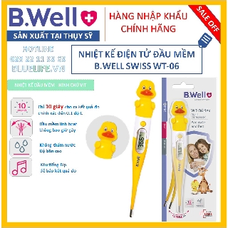 - nhiệt kế điện tử b.well swiss wt-06 flex - bảo hành trọn đời