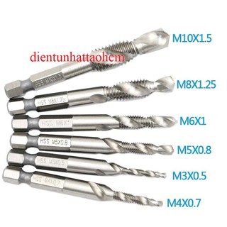 BỘ 6 MŨI KHOAN TARO HSS TẠO REN CAO CẤP