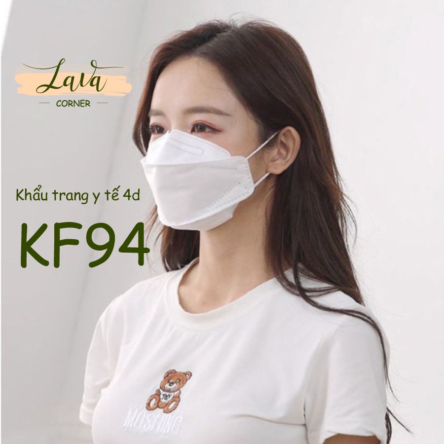 Set 10 Chiếc Khẩu Trang 4 Lớp KF94 Mask Chống Bụi Mịn Và Kháng Khuẩn Hàng Cao Cấp