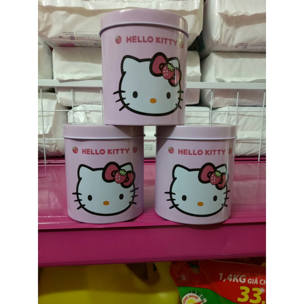 Hộp chun buộc tóc Hello kitty cho bé