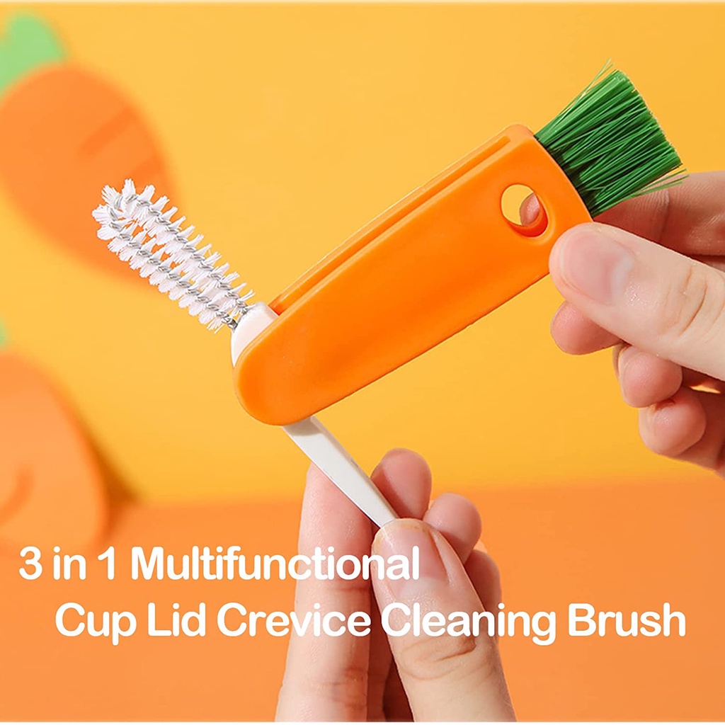 Cọ Vệ Sinh Bình Nước 3 Trong 1 Thiết Kế Nhỏ Gọn Đa Năng Tiện Dụng