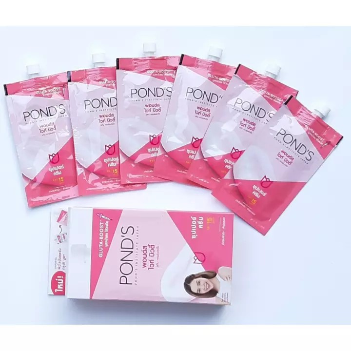 Hộp 6 Gói Kem dưỡng trắng cao cấp Pond’s nội địa Thái ( Dạng Gói 7g tiện lợi)