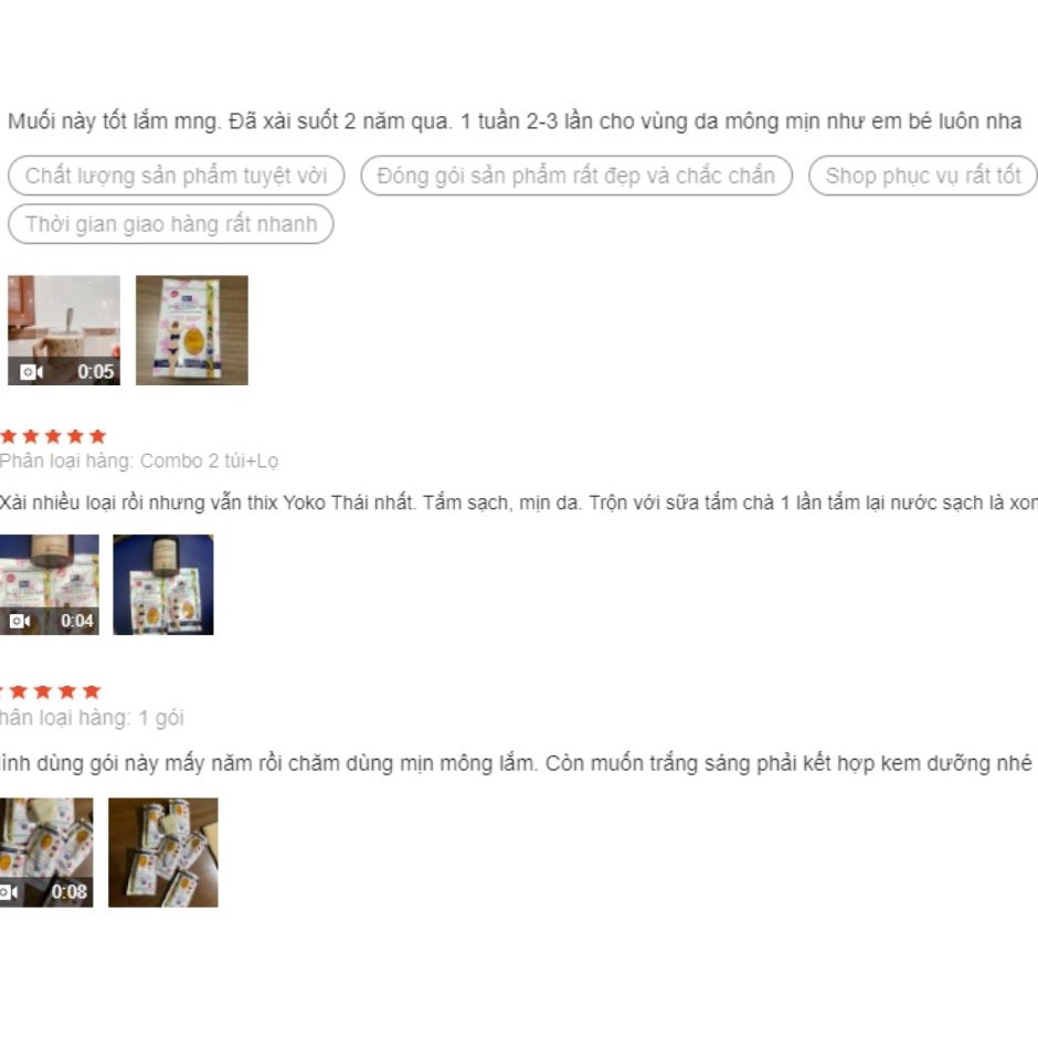 Muối tắm Yoko tẩy tế bào chết làm sáng vùng nách, bikini 220 gram mua sale tại mall hãng THAILAND | BigBuy360 - bigbuy360.vn