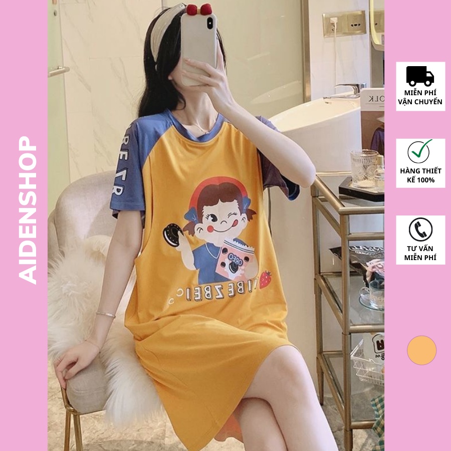 Váy bầu đẹp thiết kế Aidenshop đầm bầu mặc nhà mùa hè đi ngủ