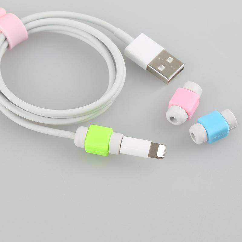 1 Phụ Kiện Bảo Vệ Dây Cáp Tai Nghe Cổng USB Màu Sắc Ngẫu Nhiên Cho Điện Thoại Thông Minh