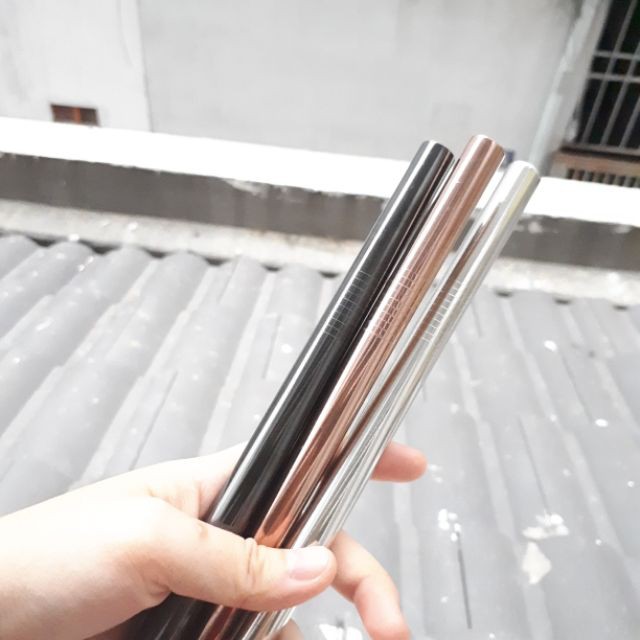 (Hàng loại 1) Ống hút trân châu inox kèm cọ vệ sinh | BigBuy360 - bigbuy360.vn