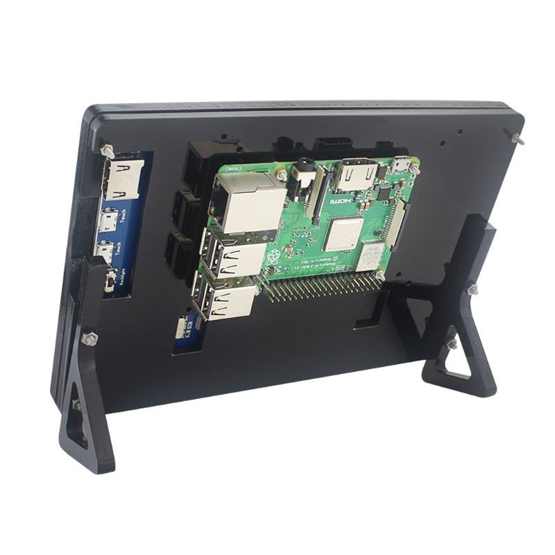 Màn hình cảm ứng điện dung LCD 7" hiển thị HDMI HD 1024x600 tích hợp loa cho Raspberry Pi 3B/4B