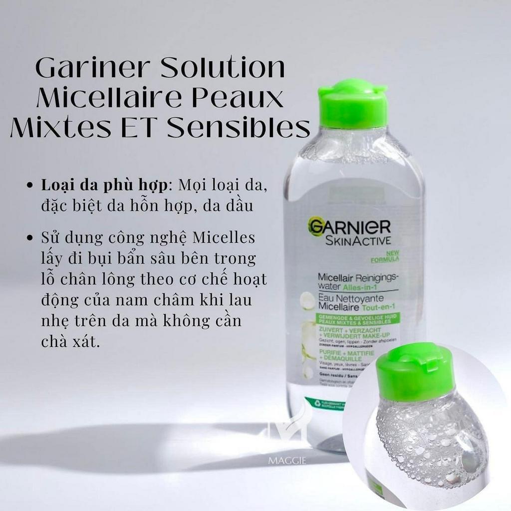 Nuớc Tẩy Trang Micellar Cleansing Water Garnier Pháp