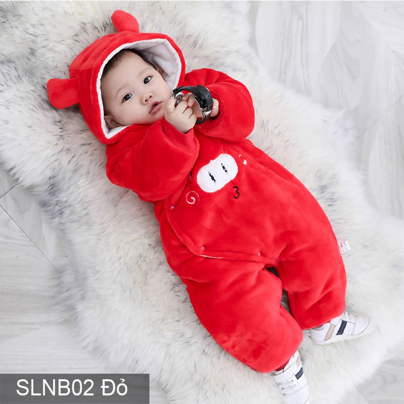 Body ủ ấm nỉ bông 3 lớp cho bé Hàng cao cấp xuất Nhật SLNB02