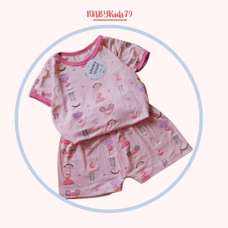 Đồ bộ cộc tay cho bé chất thun lạnh họa tiết dễ thương thoáng mát mùa hè - rubykids79
