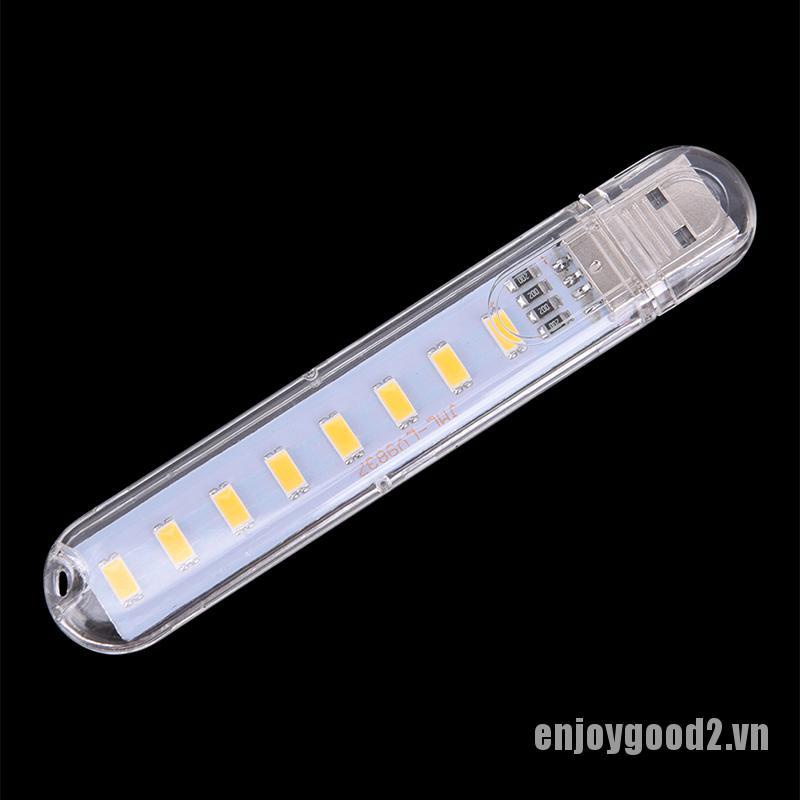 Đèn Led 8 Bóng 5v Cổng Usb Gắn Máy Tính Di Động Tiện Dụng